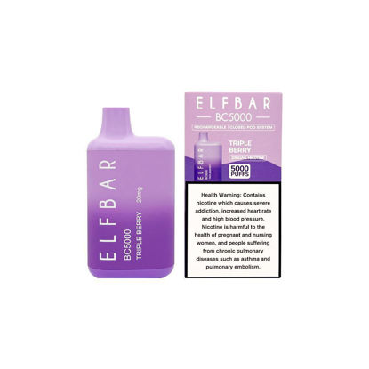 ELF BAR BC5000 DISPOSABLE DEVICE - TRIPLE BERRY