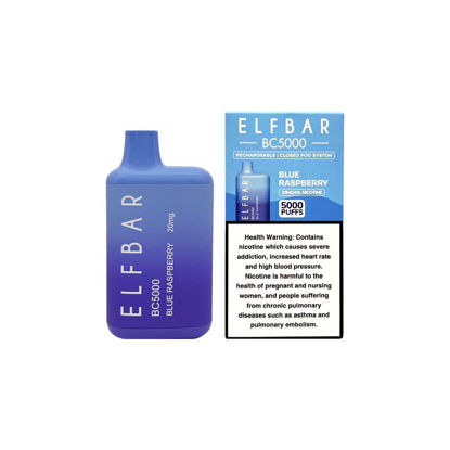 ELF BAR BC5000 DISPOSABLE DEVICE - BLUE RASPBERRY