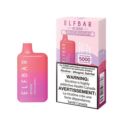 ELF BAR BC5000 DISPOSABLE DEVICE - PEACH BERRY