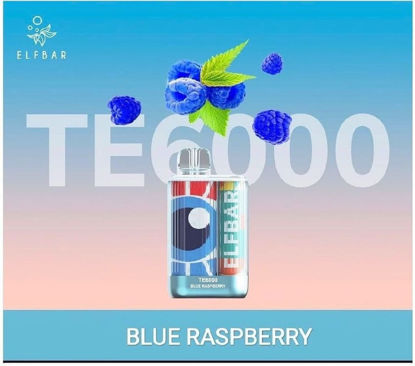 ELF BAR TE6000 DISPOSABLE DEVICE - BLUE RASPBERRY