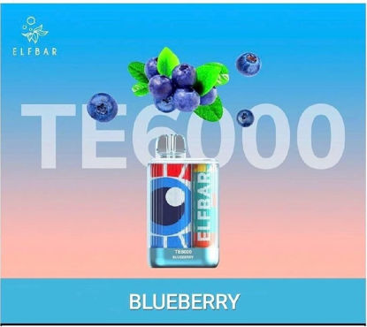 ELF BAR TE6000 DISPOSABLE DEVICE - BLUEBERRY