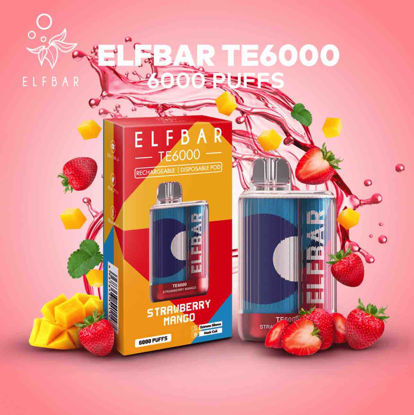 ELF BAR TE6000 DISPOSABLE DEVICE - STRAWBERRY BANANA