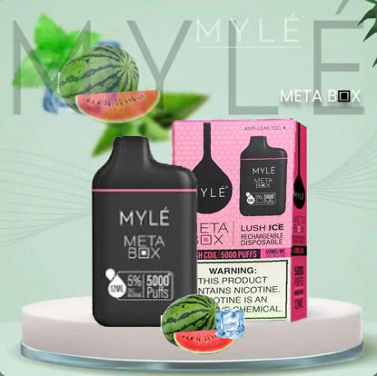 MYLE META BOX DISPOSABLE DEVICE 5000 PUFFS - LUSH ICE