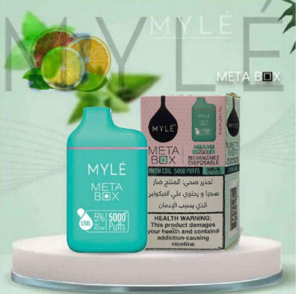 MYLE META BOX DISPOSABLE DEVICE 5000 PUFFS - MIAMI MINT